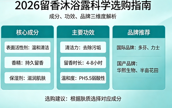 凤凰彩票(中国)官方网站 2026 抓久留香沐浴露排名榜 TOP10 实测全天自带高等伪体香
